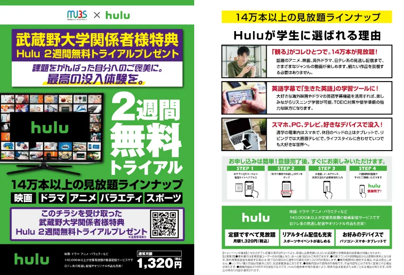 Hulu パンフレット